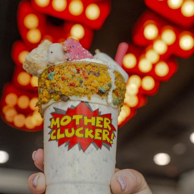 Cap and Crunch shake.