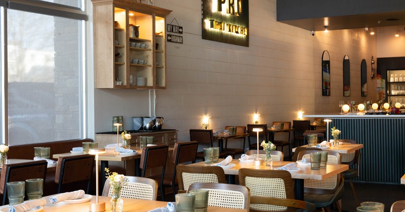 Interior, dining area