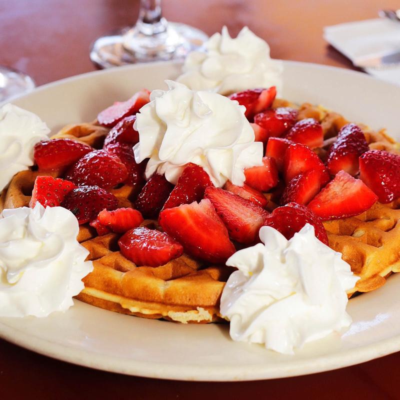 Fresh Strawberry Waffle photo