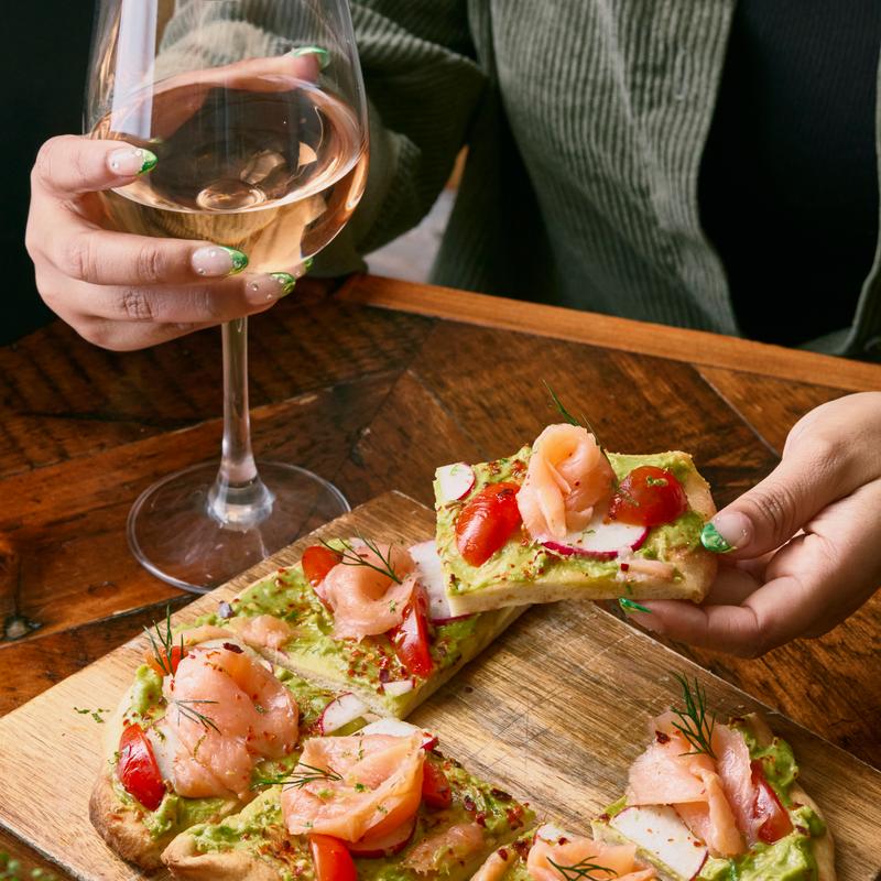 Salmon Flatbread photo