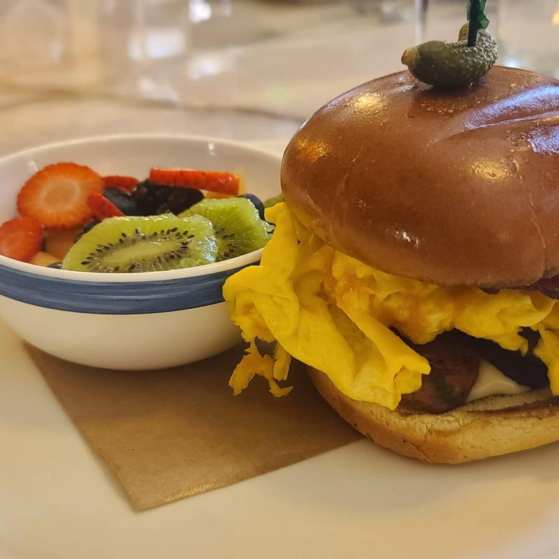 BREAKFAST ON A BUN photo