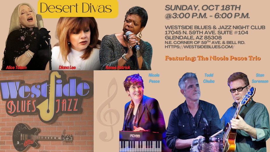 Desert Divas & Nicole Pesce Trio (Jazz, Blues & More) event photo
