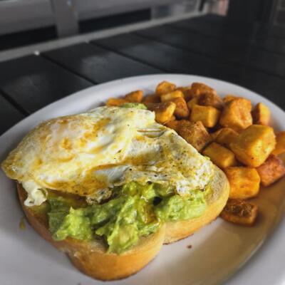 avocado toast, brunch, Los Compadres Cantina, Tex Mex, Roanoke, Texas.