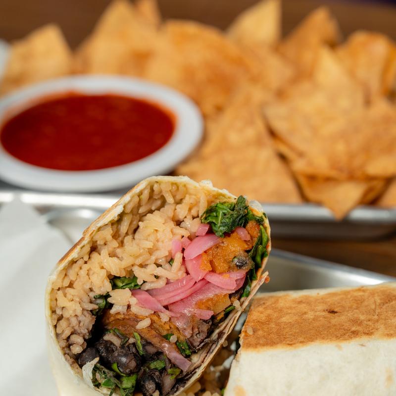 Vegan Moosewood Burrito (V) photo