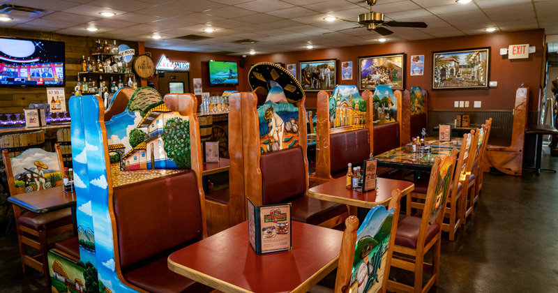 Interior, dining area
