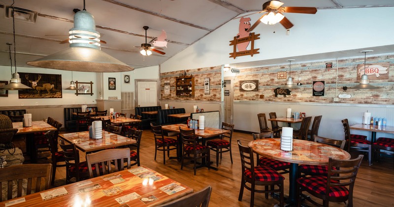 Interior, view of dining area
