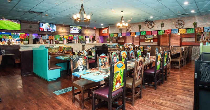 Interior, dining area