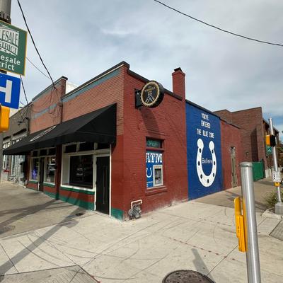 The venue's building on the corner