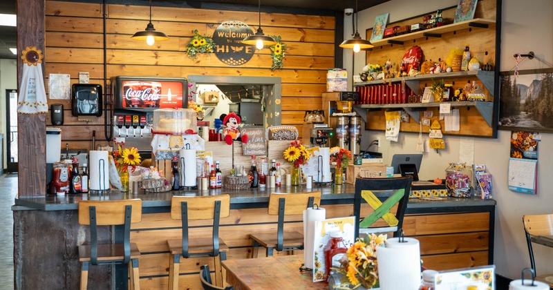 Interior dining area