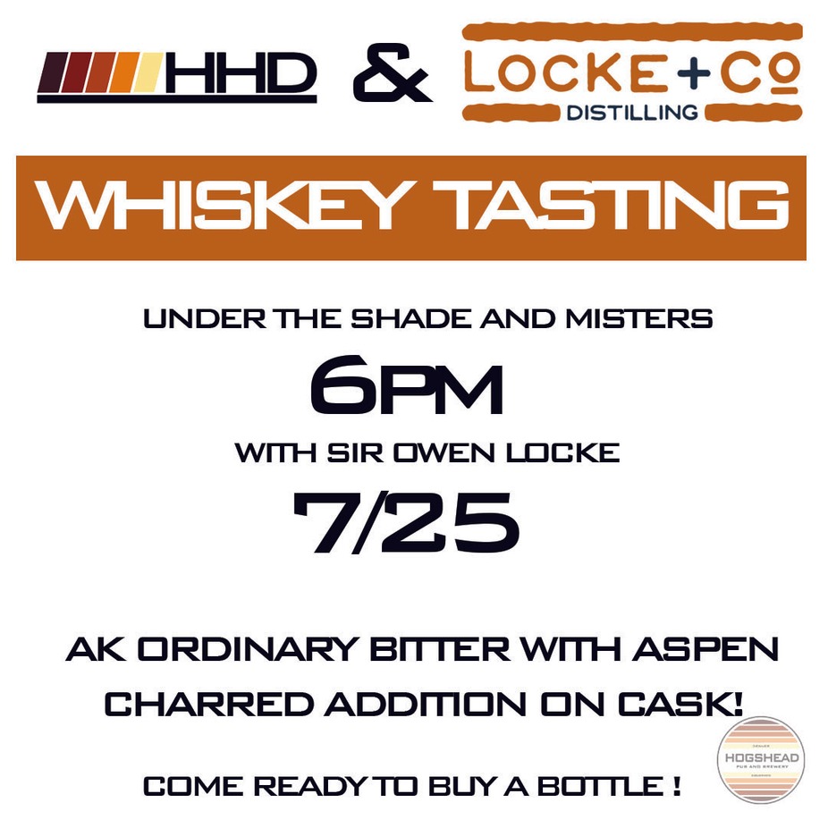 Locke and Co tasting  WHISKEY event photo
