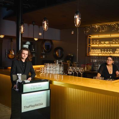 Lobby at at The Playlist.