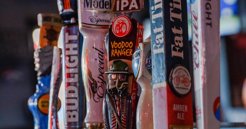 Various beer dispensaries