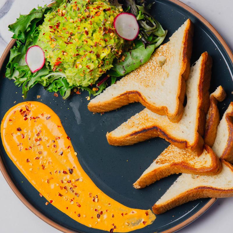 menu item 1 of 12, Avocado Toast (V)