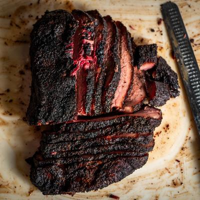 Smoked brisket.