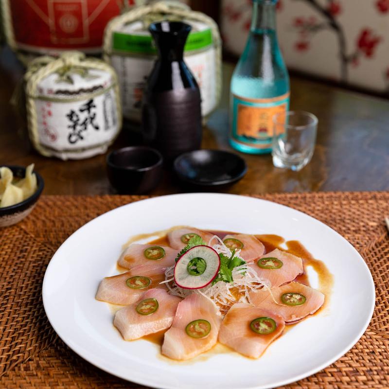Yellowtail Sashimi with Jalapeño photo