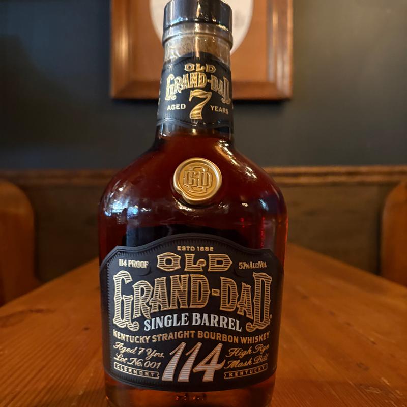 Old Grand-Dad 7yr Single Barrel 114pf photo