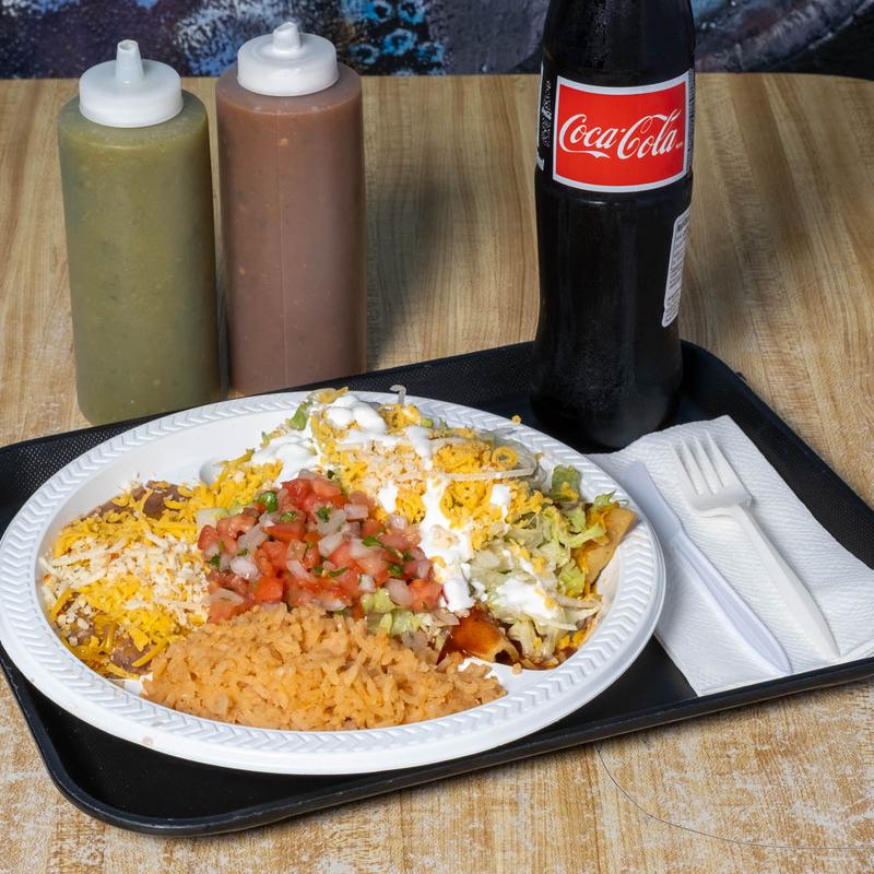 menu item 8 of 11, 2 Enchiladas