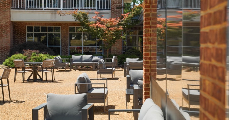 Exterior, tables and chairs