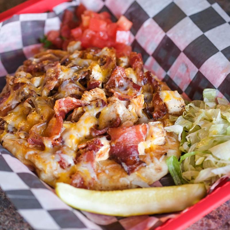 Grilled Chicken, Bacon and Cheddar Pita or Wrap photo