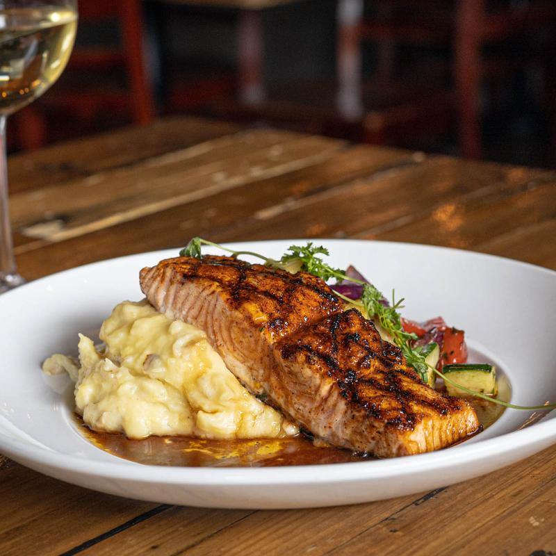 Seattle Barbecued Faroe Island Salmon* (GF) photo