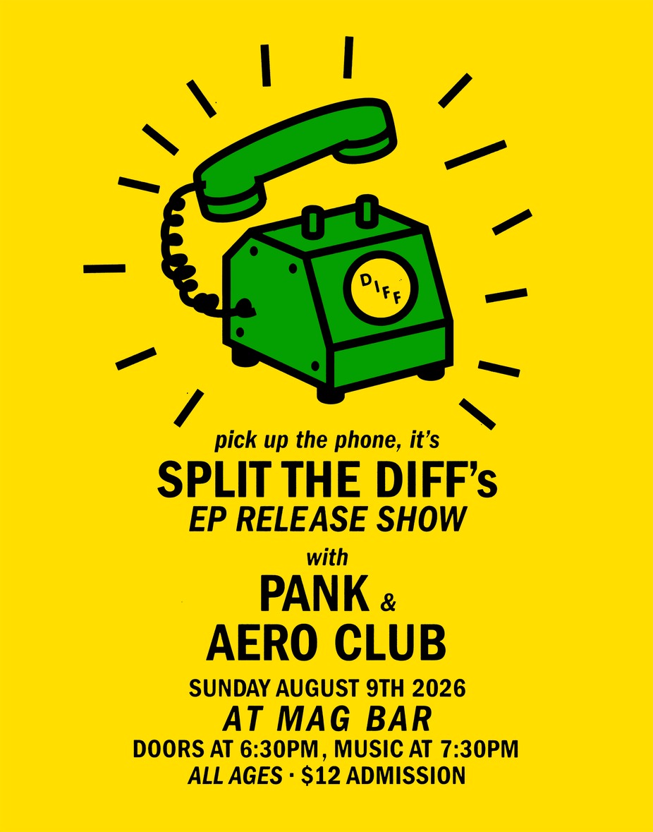Split the Diff's EP release show with Pank and Aero Club event photo