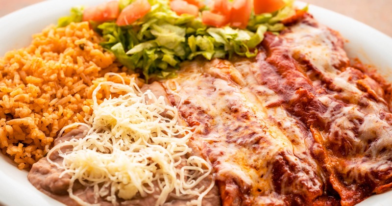 Enchilada plate
