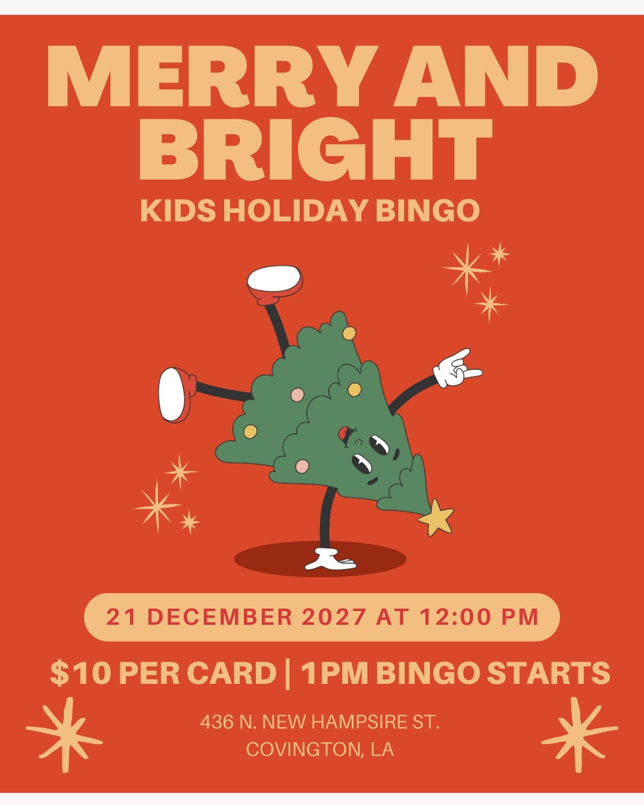 Merry and Bright Kids Holiday Bingo event photo