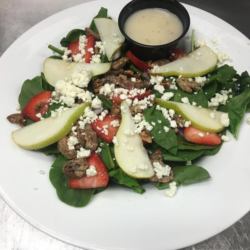 menu item 48 of 75, Pecan, Spinach, and Pear Salad