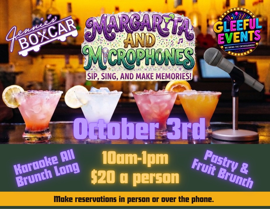 Margarita and microphones karaoke brunch event photo
