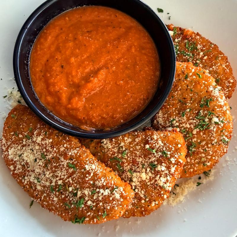 Fried mozzarella photo