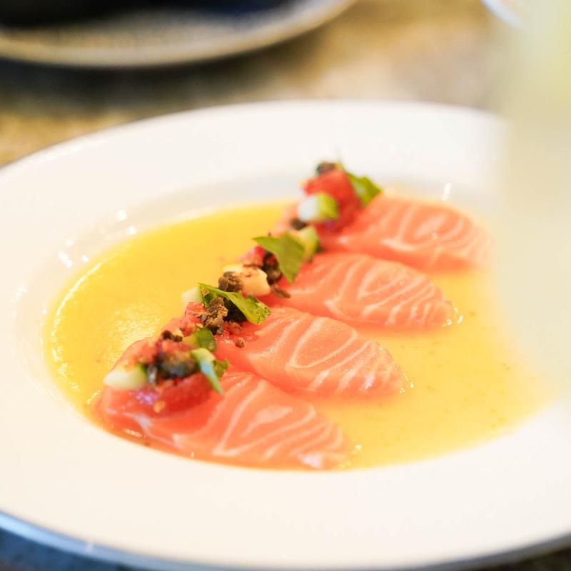 *Salmon Crudo photo