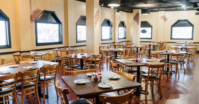 Spacious dining area
