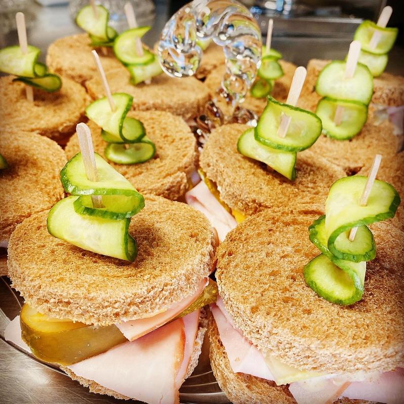 Ham & Pickle Tea Sandwich photo