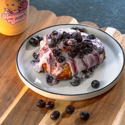 Blueberry Cinnamon Roll.