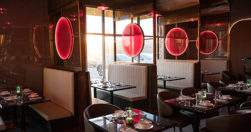 Interior seating area