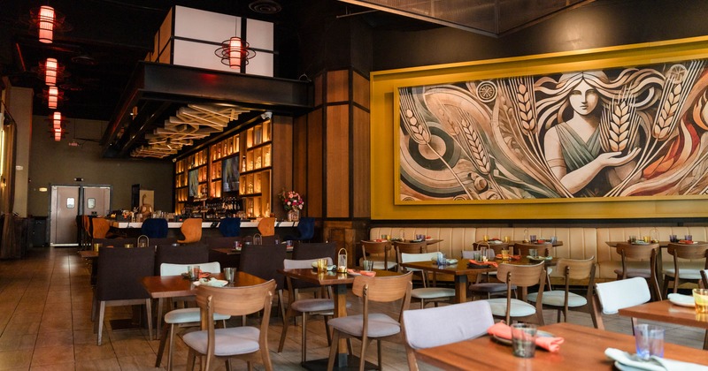 Interior, main dining area