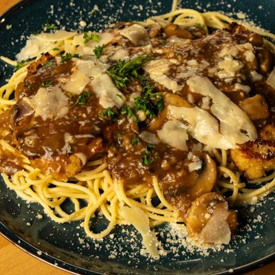 Chicken Parmigiana.