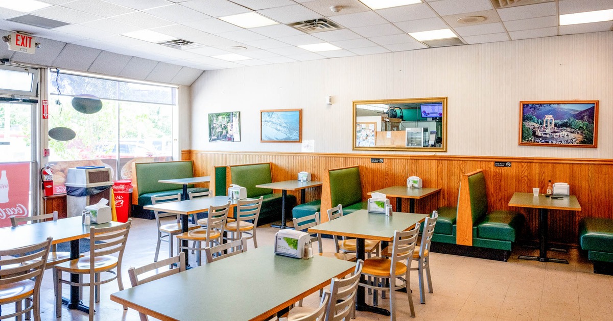 Interior, dining area