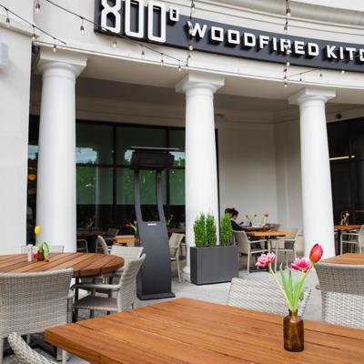 Outdoor seating area