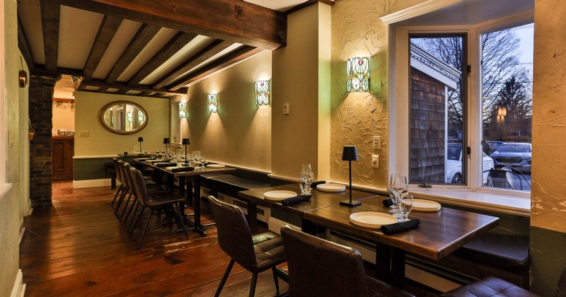 Interior, tables all lined up