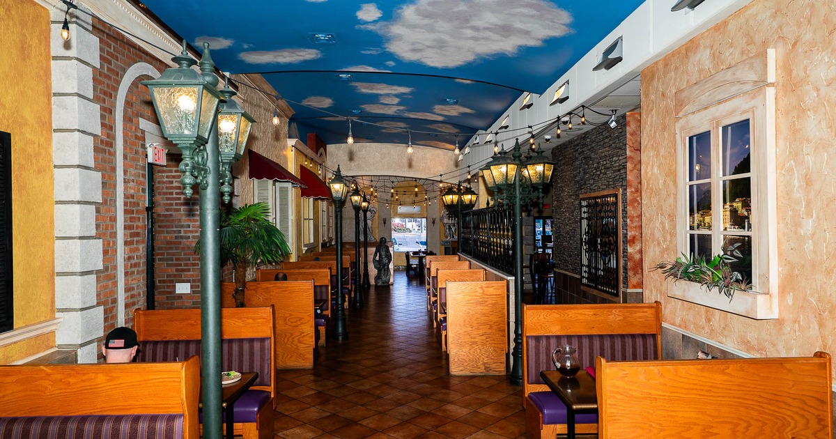 Interior, main dining area