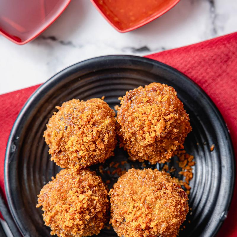 DS1. Fried Garlic Shao Mai Dumplings photo