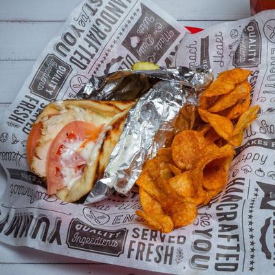 Turkey Provolone Pita.