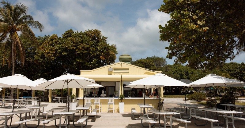 Exterior dining area