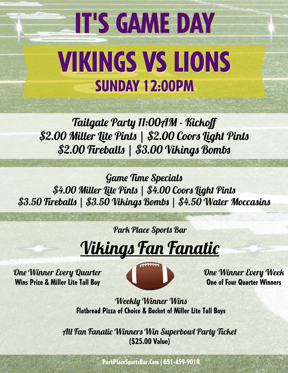 SUNDAY FUNDAY WITH THE VIKINGS event photo