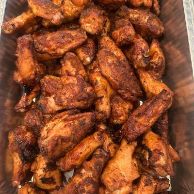 BBQ chicken wing tray.