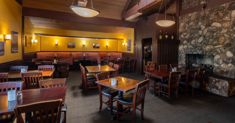 Interior, dining area
