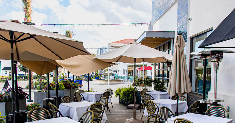 Exterior, seating area