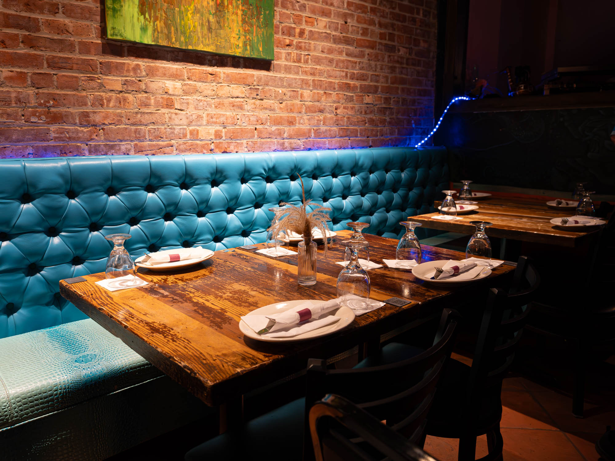 Tables ready for guests