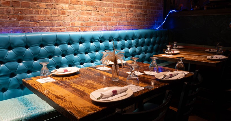 Tables ready for guests